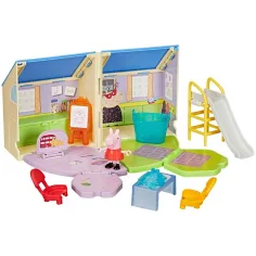 Peppa Pig: Set de joacă pliabil cu grupa de grădiniță Peppa - Hasbro imaginea 2