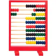 Abac din lemn cu bile