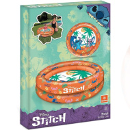 Piscină gonflabilă Disney Stitch cu 2 inele, 100 cm - Mondo Toys
