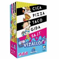 Pisică impermeabilă, pizza, taco, ied, brânză joc de societate