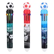 Pix cu 10 culori, design fotbal, diferite modele, 1 buc.