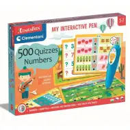 Pix interactiv cu numere, cu 500 de teste tip quiz pentru dezvoltarea abilităților - Clementoni