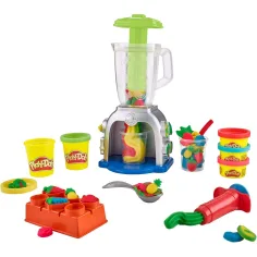 Play-Doh: Blender pentru Smoothie-uri Swirlin cu 5 cutii de plastilină 198g imaginea 2