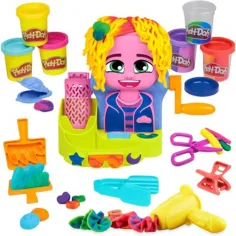 Play-Doh: Salon de coafură cu 6 borcane de plastilină - Hasbro imaginea 2