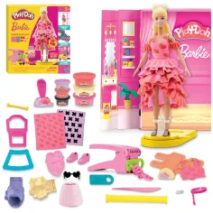 Play-Doh: Set de creație cu plastilină Barbie prezentare de modă - Hasbro imaginea 4