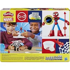 Play-Doh: Set de joacă de luptă Marvel Spider-Man Launch & Slice - Hasbro imaginea 2