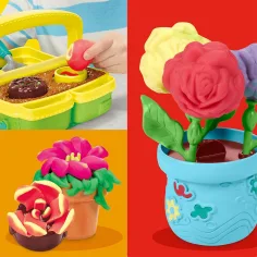 Play-Doh: Set de modelat flori deschise - Hasbro imaginea 3