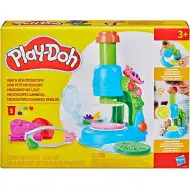 Play-Doh: Set de plastilină Wonder Glow cu microscop și elemente luminoase – Hasbro