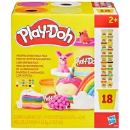Play-Doh: Set de plastilină cu 18 cutii, 1530g - Hasbro