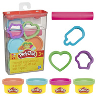Play-Doh: Set de plastilină cu cutie de depozitare – Cu forme de dulciuri - Hasbro