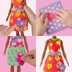 Play-Doh: Set de plastilină cu flori Barbie - Hasbro imaginea 3