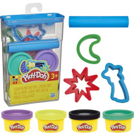 Play-Doh: Set de plastilină în cutie de depozitare – cu forme spațiale - Hasbro