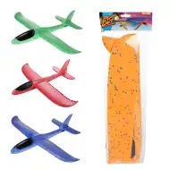 Play Out: Avion din polistiren expandat de asamblat, în diverse culori, 1 buc.