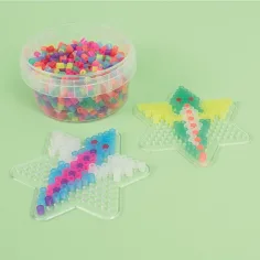PlayBox: 1000 de mărgele MIDI de 5 mm pentru călcat în culori sclipitoare imaginea 2