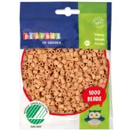 PlayBox: 1000 de mărgele MIDI de 5 mm, termoadezive, culoare bej deschis