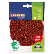 PlayBox: 1000 de mărgele MIDI de 5 mm, termocolante, de culoare roșu-maroniu