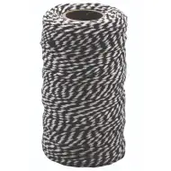 PlayBox: Ață de bumbac alb-negru 100m