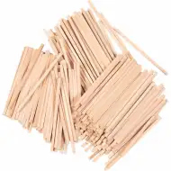 PlayBox: Bețe de lemn decorative 86x3x3mm, pachet de 650 bucți