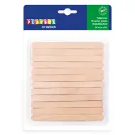 PlayBox: Bețe de lemn decorative cu colțuri rotunjite 110x10mm, pachet de 96 bucăți.