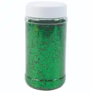 PlayBox: Borcan cu sclipici verde 250 grame