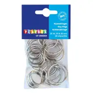 PlayBox: Brelocuri metalice în trei dimensiuni, set de 30 bucăți.