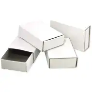 PlayBox: Cutie de chibrituri naturală albă, decorabilă, 55x35x15mm, pachet de 50 bucăți.