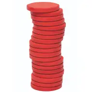 PlayBox: Disc de acuarelă roșu deschis 30mm 1buc