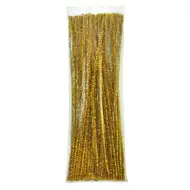 PlayBox: Fire de chenille de culoare aurie, 100 bucăți, 6mm