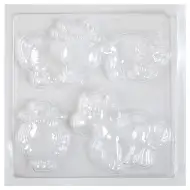 PlayBox: Formă de turnare din ipsos pentru animalele de la fermă 17x17cm