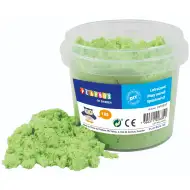 PlayBox: Găleată verde cu nisip kinetic de 1 kg