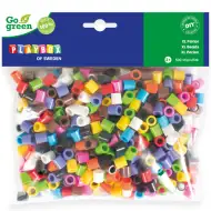 PlayBox: Go Green mărgele termoadezive XL MAXI de 9mm, set de 500 bucăți în culori vii