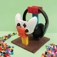 PlayBox: Go Green mărgele termoadezive XL de 9 mm, mix de 10 culori în găleată, 900 bucăți