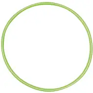 PlayBox: Hula hoop 80 cm, în culoare verde