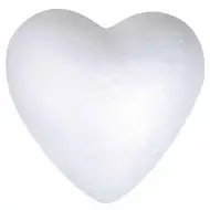 PlayBox: Inimă decorativă din polistiren 10cm 1buc