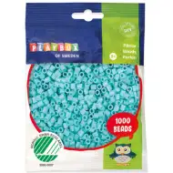 PlayBox: Mărgele MIDI de călcat, 5mm, 1000 bucăți, culoare turcoaz pastel.