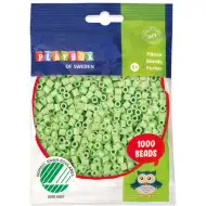 PlayBox: Mărgele MIDI de călcat, 5mm, 1000 bucăți, verde pastel