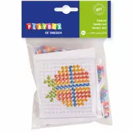 PlayBox: Mărgele MIDI de călcat de 5mm - Piese în dungi, pachet de 1000 bucăți