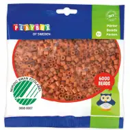 PlayBox: Mărgele MIDI de călcat, de 5mm, în culoare maro deschis, pachet de 6000 bucăți.