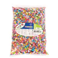 PlayBox: Mărgele MIDI de călcat de 5mm, mix colorat de 10000 bucăți în 10 culori diferite.