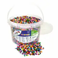 PlayBox: Mărgele MIDI de călcat de 5mm, mix de 10 culori, 20.000 bucți