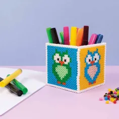 PlayBox: Mărgele MIDI de călcat de 5mm, mix de 10 culori, 20.000 bucți imaginea 4
