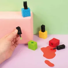 PlayBox: Mărgele MIDI de călcat de 5mm, mix de 10 culori, 20.000 bucți imaginea 5