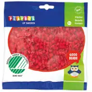 PlayBox: Mărgele de călcat MIDI de 5mm, roșii, pachet de 6000 bucăți