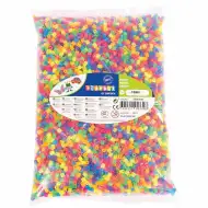 PlayBox: Mărgele de călcat MIDI, neon, de 5mm, pachet de 10.000 bucăți