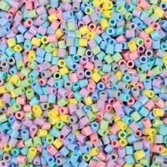 PlayBox: Mărgele de călcat MIDI, pastel, 5 mm, în găleată, 5000 de bucăți imaginea 2