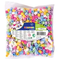 PlayBox: Mărgele pastelate XL MAXI de 9 mm, care se pot călca, pachet de 1000 bucăți