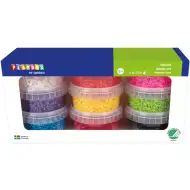 PlayBox: Mărgele termoadezive XL MAXI de 9 mm în 9 culori, 10000 bucăți