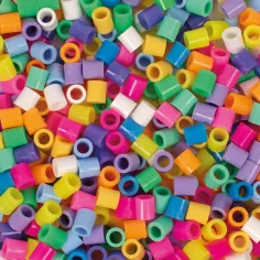PlayBox: Mărgele termoadezive de 9 mm XL MAXI în culori pastel și neon, în găleată, pachet de 1400 bucăți. imaginea 2