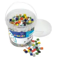 PlayBox: Mix mozaic creativ colorat 12x12mm, pachet de 600 bucăți