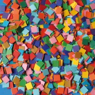 PlayBox: Mozaic de hârtie în culori de bază, set de 10000 bucăți, 10x10mm
